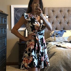 Floral mini dress